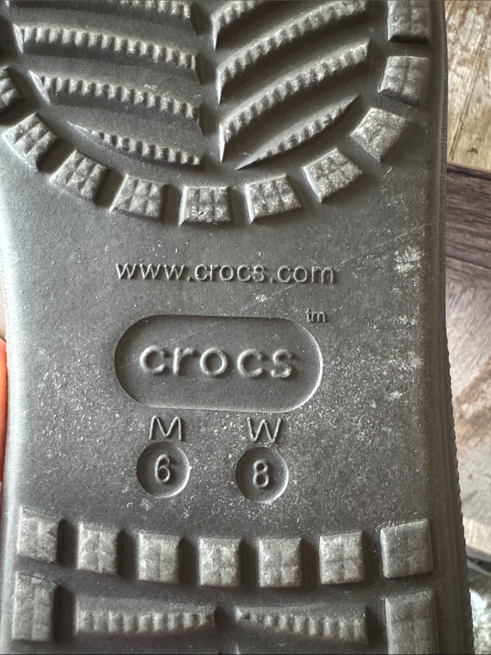 CROCS Women's Black Open-Toe Slide Sandals - Picture 4 of 4